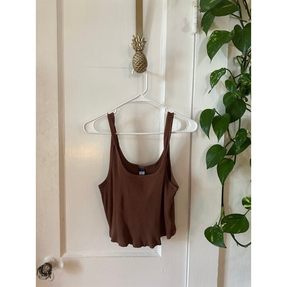 Old Navy women’s size X- large brown crop tank top